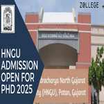 Hemchandracharya North Gujarat University Admission Open For PhD 2025